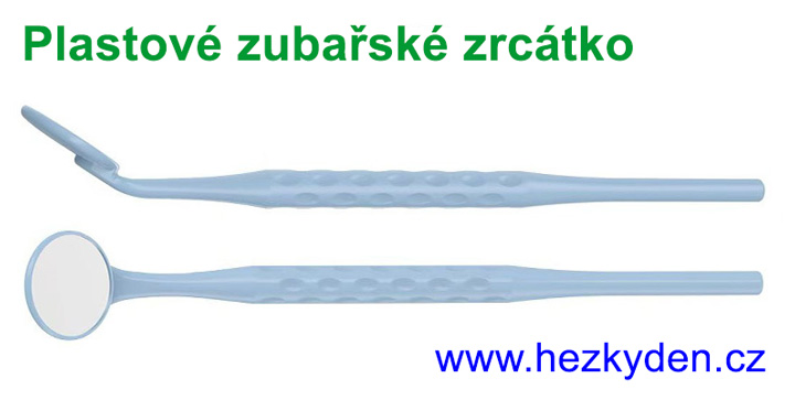 Zubařské zrcátko plast