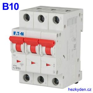 3fázový jistič PL7-B10/3 Eaton