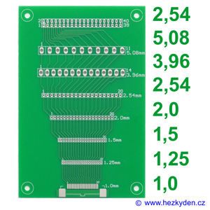 Adapter Jumper 1.0 1.25 1.5 2.0 2.54 3.96 5.08 mm