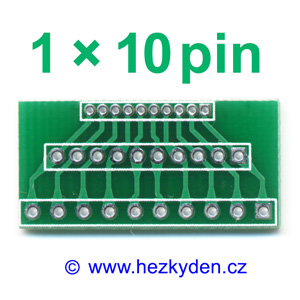 Adapter Jumper 1.27-2.00-2.54-mm 1x10pin