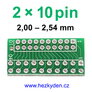 Jumper adapter 2.00 2.54 mm 2x10pin