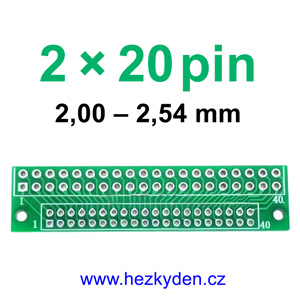 Jumper adapter 2.00 2.54 mm 2x20pin