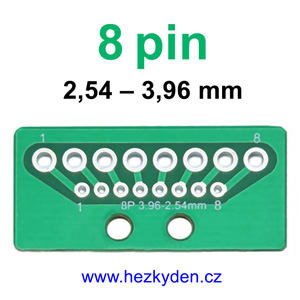 Adapter Jumper 2.54-3.96 mm 8pin