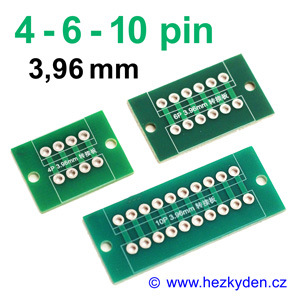 Adapter Jumper 3.96 mm 4-6-10-pin