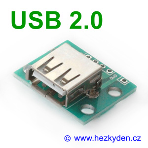 Adapter/redukce USB 2.0 typ A zásuvka - široká