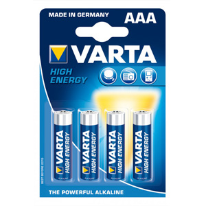 Alkalická baterie Varta AAA - sada 4 ks