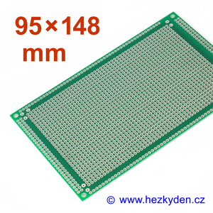 Bastldeska univerzální plošný spoj 95x148mm SPECIAL