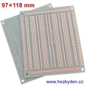 Bastldeska jednostranný univerzální plošný spoj 97x118mm Profi SPECIAL