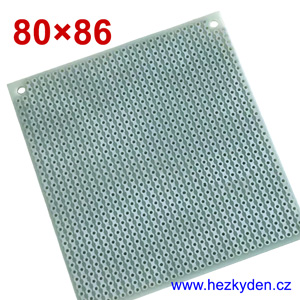 Bastldeska univerzíální plošný spoj jednostranná 80x86mm PROFI podélné linie
