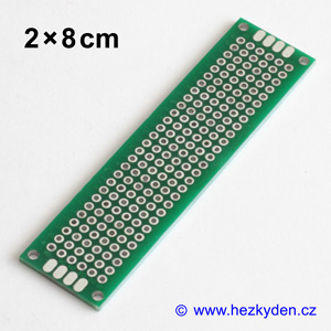 Bastldeska univerzální plošný spoj 2x8cm PROFI