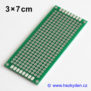 Bastldeska univerzální plošný spoj 3x7cm PROFI