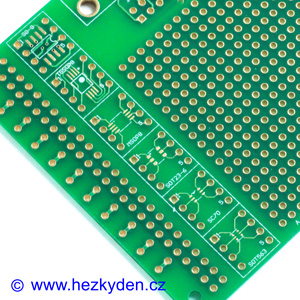 Bastldeska SMD univerzální plošný spoj 9x12cm