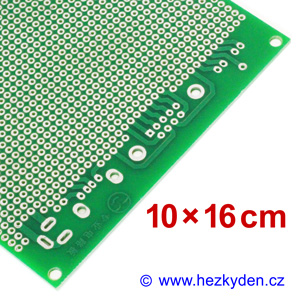 Bastldeska univerzální plošný spoj 10x16 cm PROFI jednostranná SPECIAL