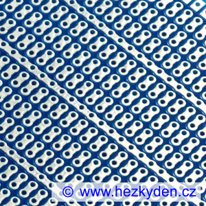 Bastldeska univerzální plošný spoj 7x9 cm PROFI jednostranná modrá