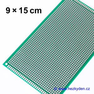 Bastldeska univerzální plošný spoj 9x15cm PROFI