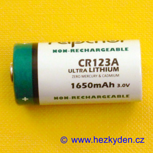 Lithiová baterie CR123A
