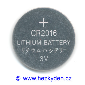 Lithiová baterie CR2016