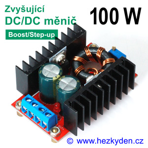 Výkonový DC-DC měnič CN3843A zvyšující 100W