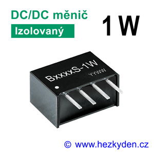 DC/DC měnič modul 1 W