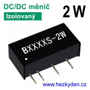 DC/DC měnič modul 2 W