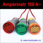 Digitální ampérmetr LED kontrolka MAXI - 100A AC