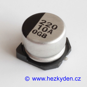 Elektrolyt 220µ 10V SMD