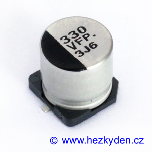 Elektrolyt 330µ 35V SMD