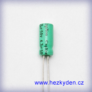 Elyt 4µ7 50V bipolární