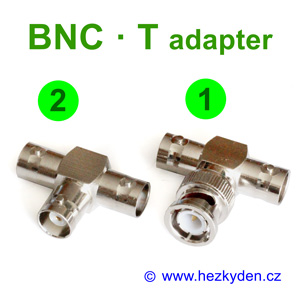 Konektor BNC T adapter