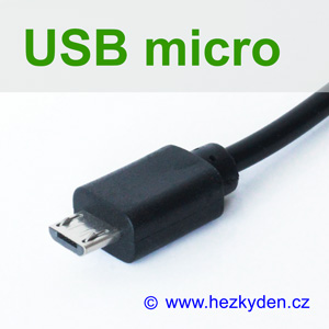 Konektor USB micro s kabelem