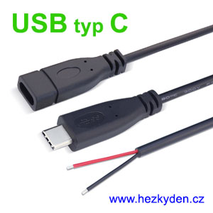 Konektor USB typ C s kabelem