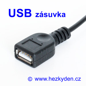 Konektor USB zásuvka s kabelem