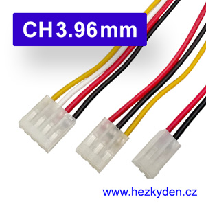 Konektory CH3.96 s kabelem