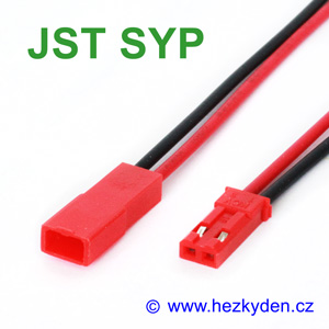 Konektory JST SYP s kabelem - pár
