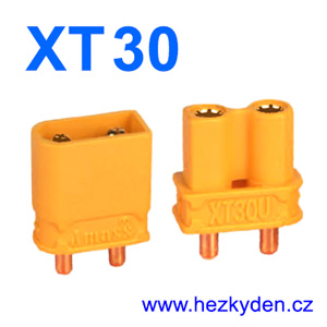 Konektory XT30 do DPS stojaté