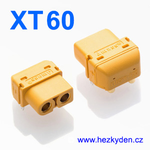 Konektor XT60 do DPS - zásuvka