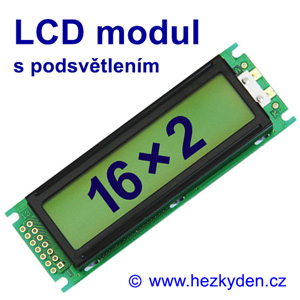 LCD modul 16x2 s podsvětlením