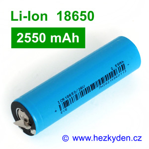 Li-Ion baterie 18650 EVE 2550mAh