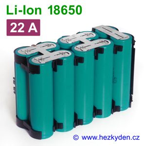 Li-Ion baterie 18650 Samsung 2000mAh INR18650-20R 10pack