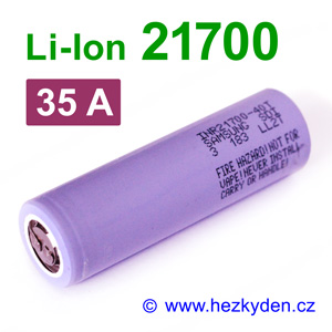 Li-Ion baterie Samsung INR21700-40T 4000mAh