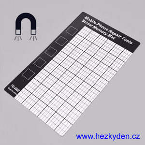 Magnetická podložka na šroubky