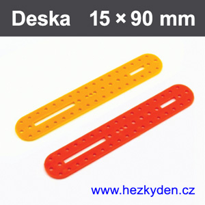 Malá deska plastová 15x90mm