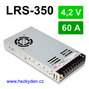 MeanWell LRS-350 4,2V 60A