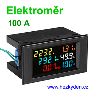 Multifunkční elektroměr na panel