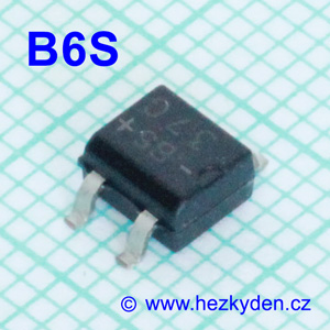 Můstek Vishay B6S - 600V 0,5A SMD