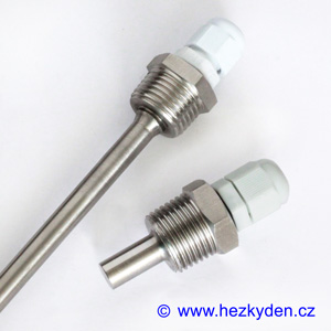 Nerez stonek se závitem pro senzor teploty