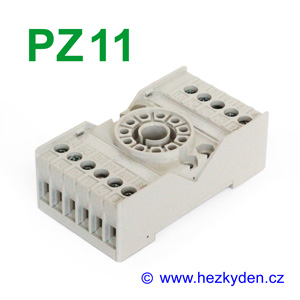 Objímka PZ11 pro relé R15 Relpol