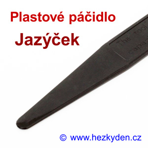 Plastové páčidlo jazýček