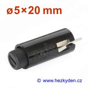 Pojistkové pouzdro 5x20mm
