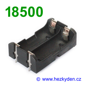 Pouzdro na baterie 18500 DPS